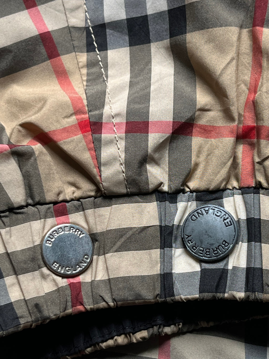 Burberry Vintage Check Reversible Hooded Jacket - M