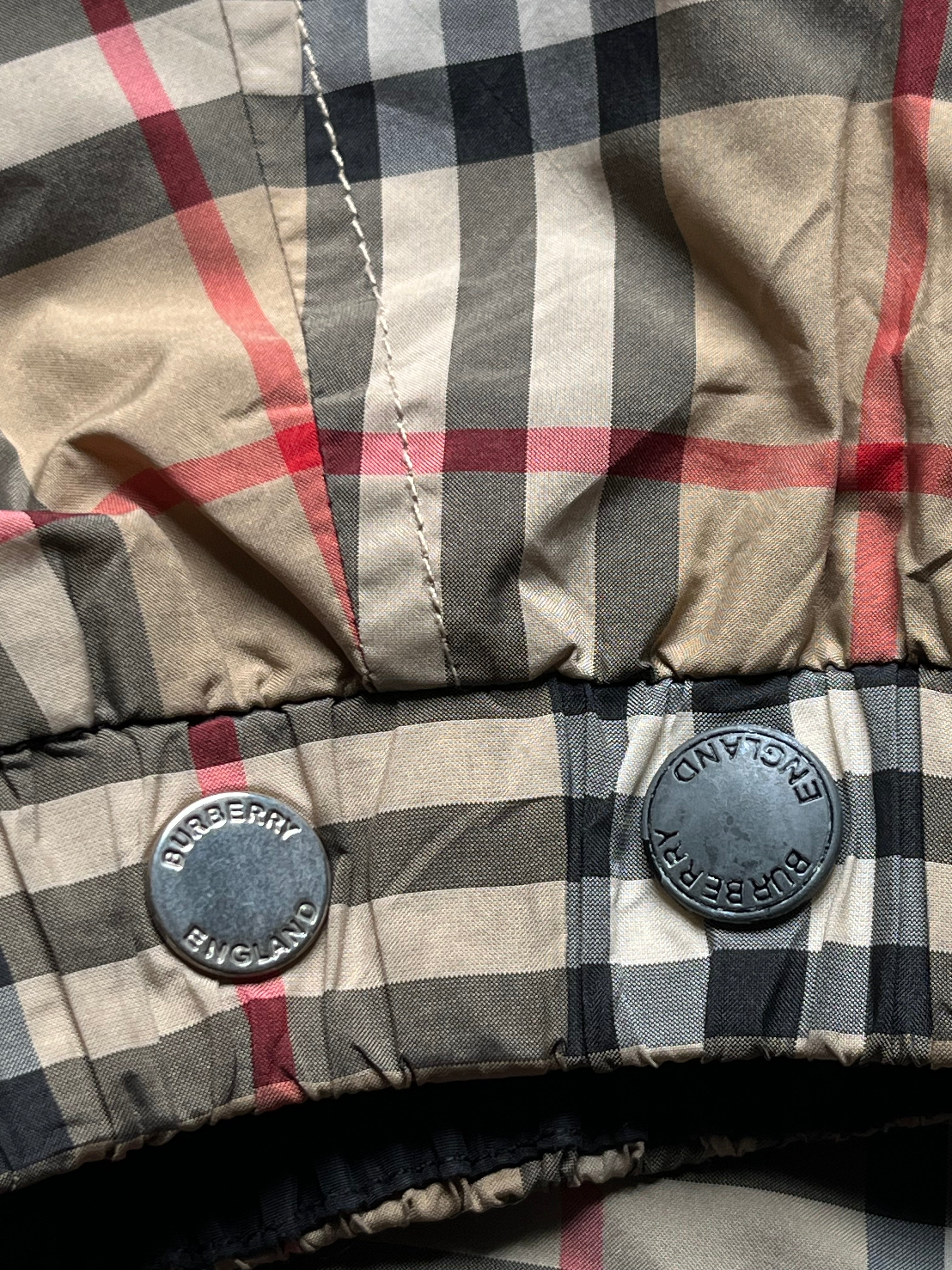 Burberry Vintage Check Reversible Hooded Jacket - M