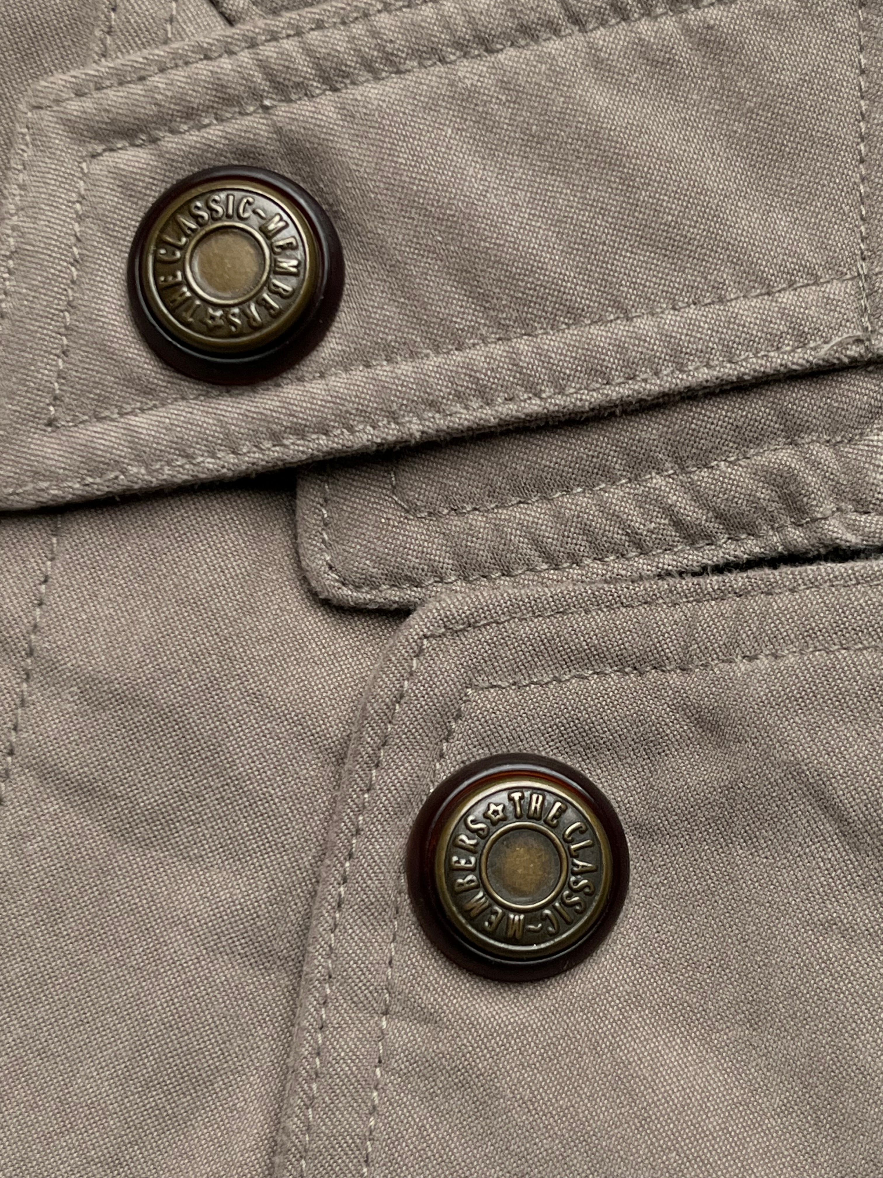 G Selina Vintage Tan Sueded Flight Workwear Casual Jacket - M