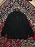 Garcia Vintage Black Heavyweight Wool Blend Bomber Jacket - L