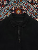 Garcia Vintage Black Heavyweight Wool Blend Bomber Jacket - L
