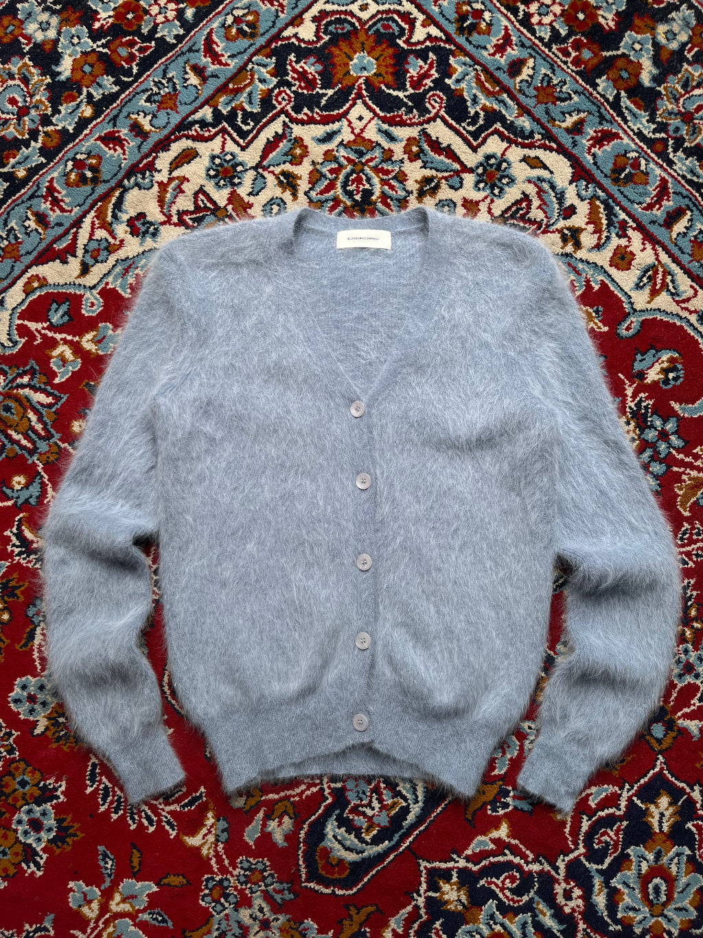 BLOSSOM H COMPANY Soft Fluffy Brushed Knit Cardigan Sweater - M