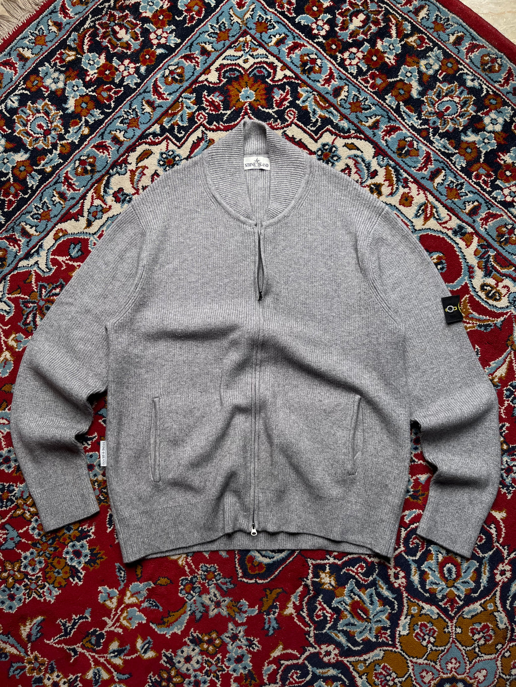 Stone Island Full Zip Knit Cardigan Sweater (REP) - L