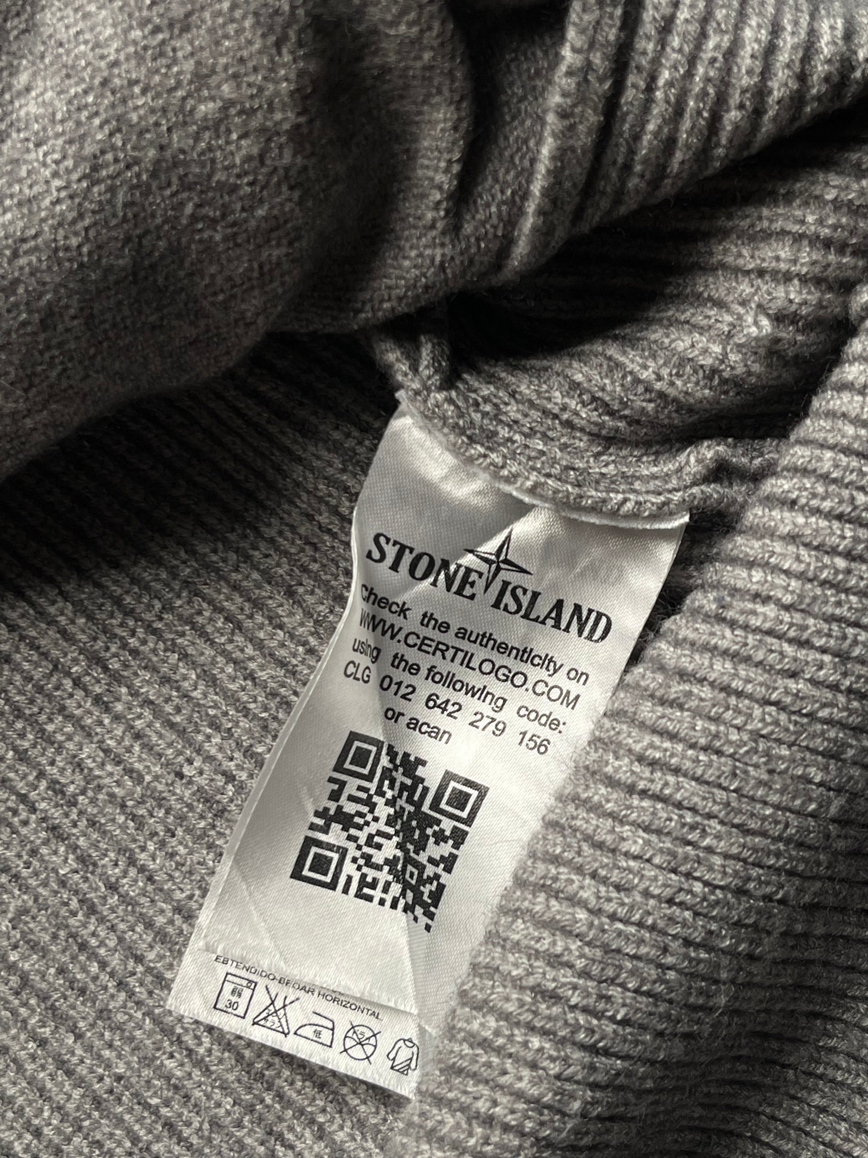 Stone Island Full Zip Knit Cardigan Sweater (REP) - L