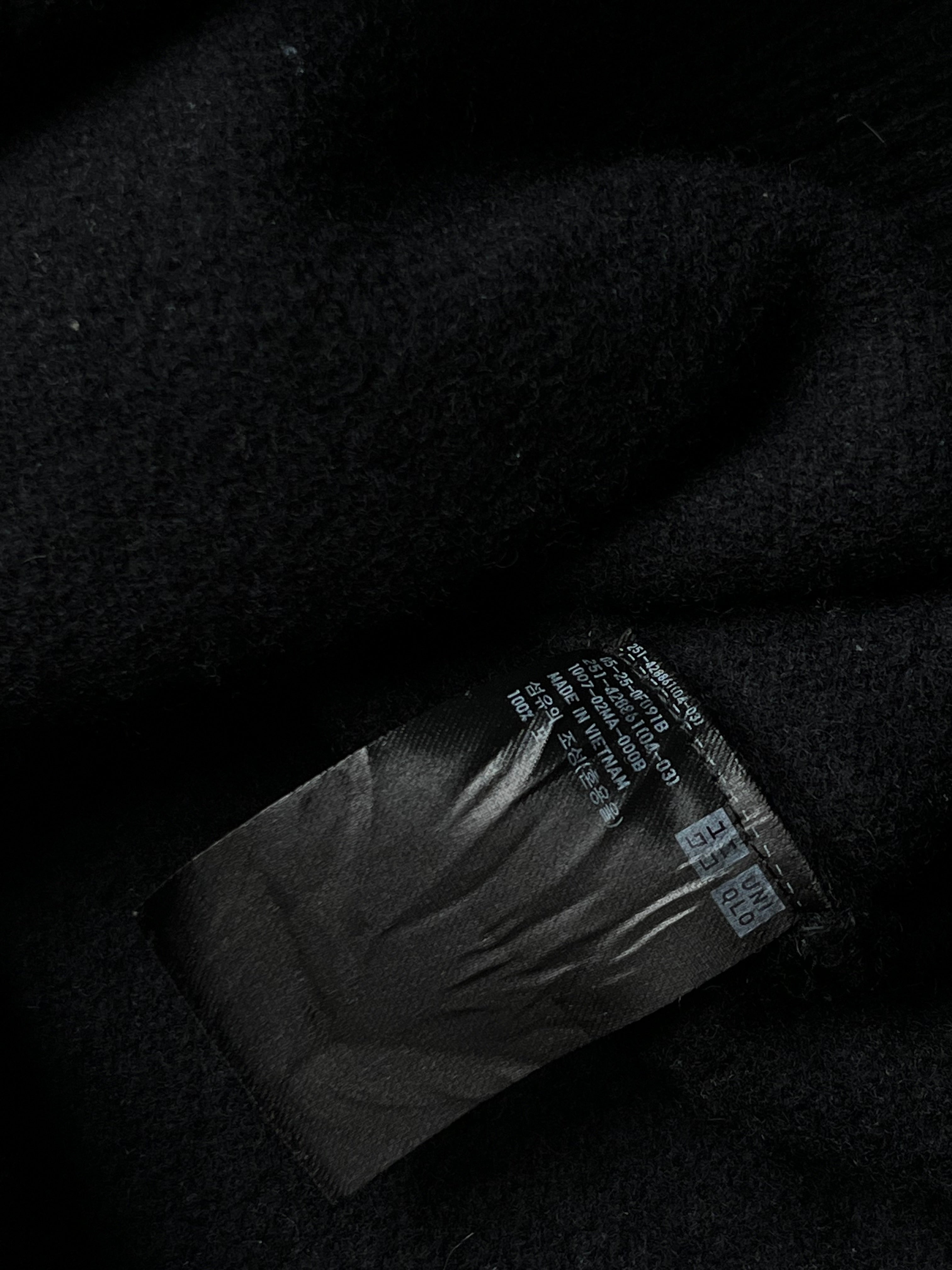 UNIQLO Black Wool Crew Neck KnitED Sweater - M