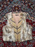 Soyaconcept Womens ORIGINAL RABBIT Fur Vest - L