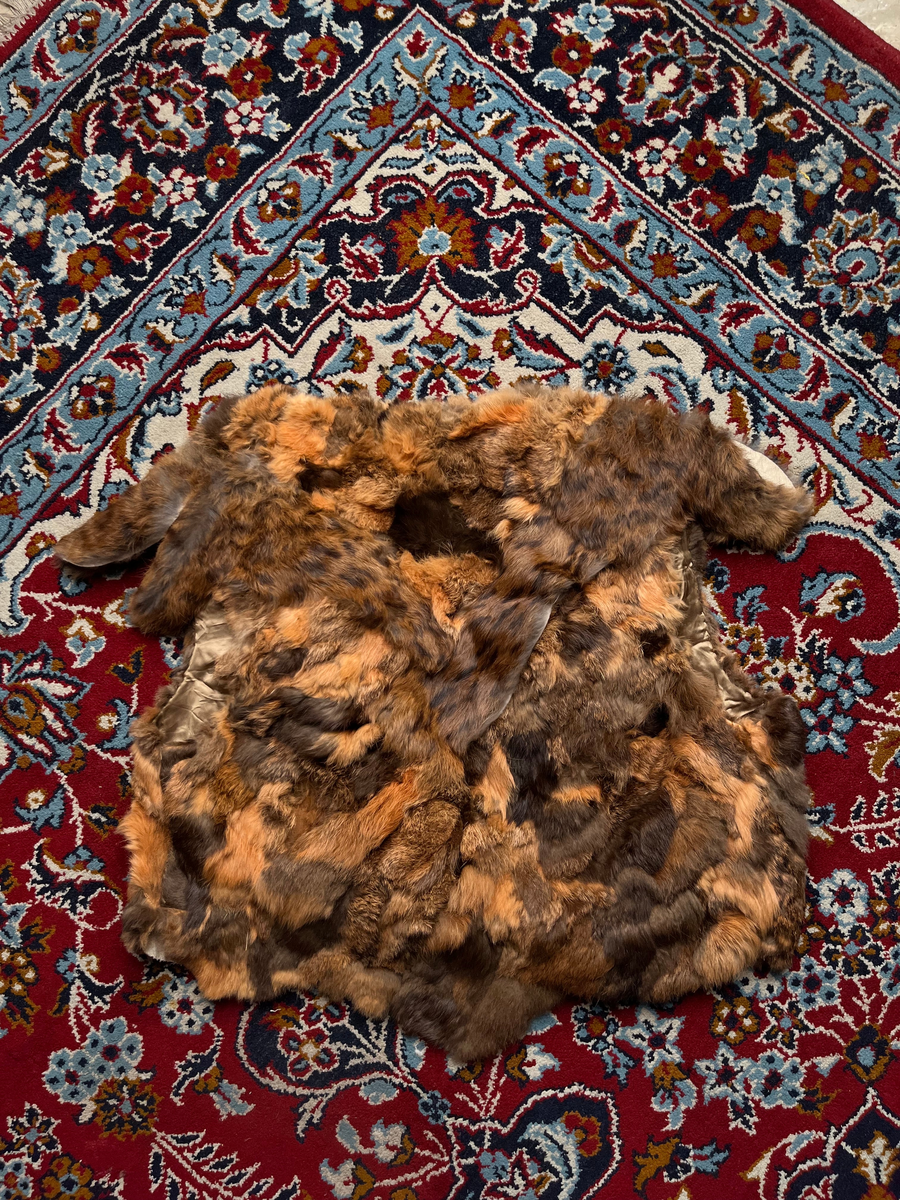 Vintage CAT Fur Vest -  M