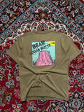 The North Face Loose Fit Olive Green Graphic Tee - M