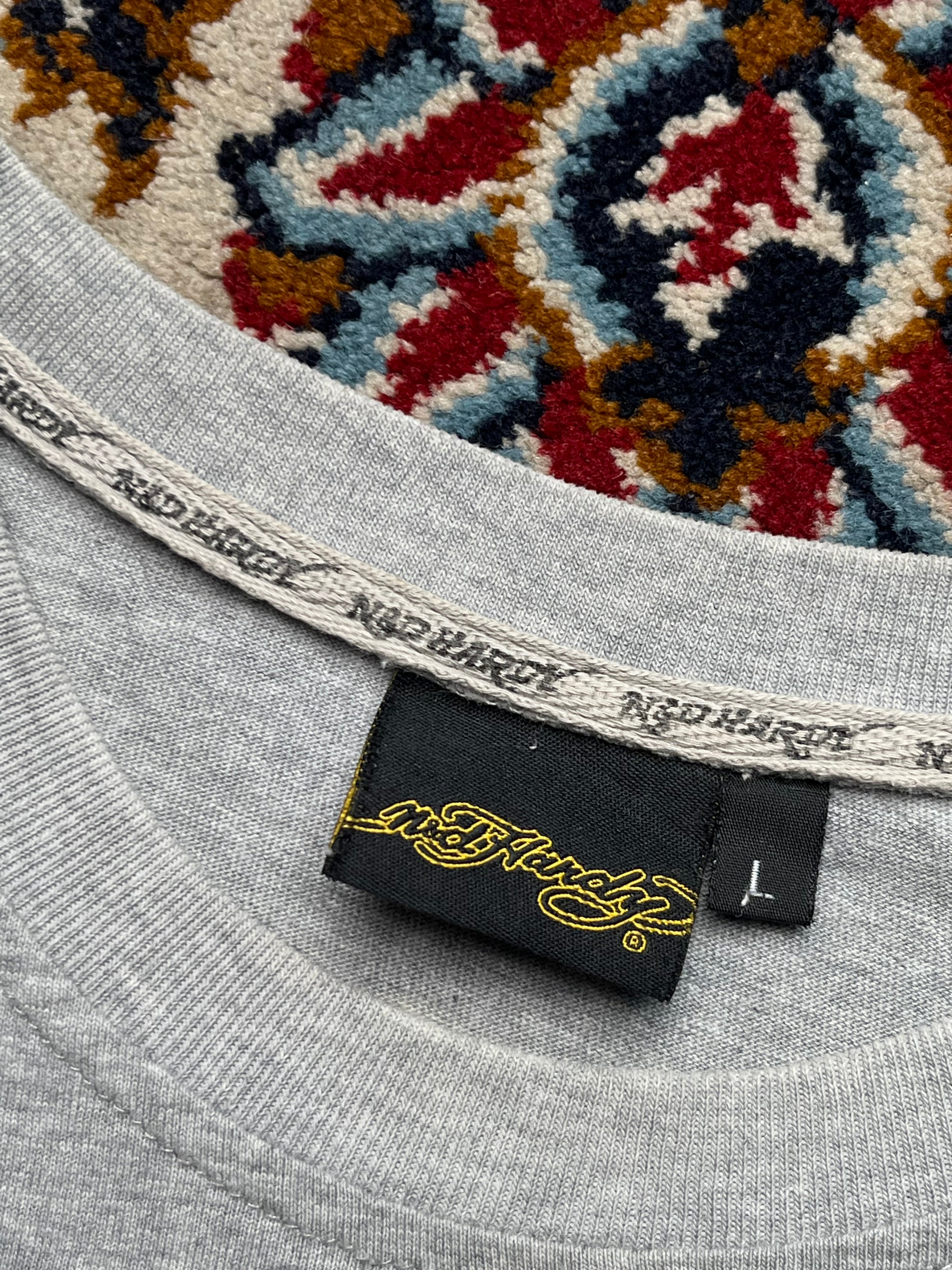 Vintage N&D Hardy Wings Graphic Grey Tee - M