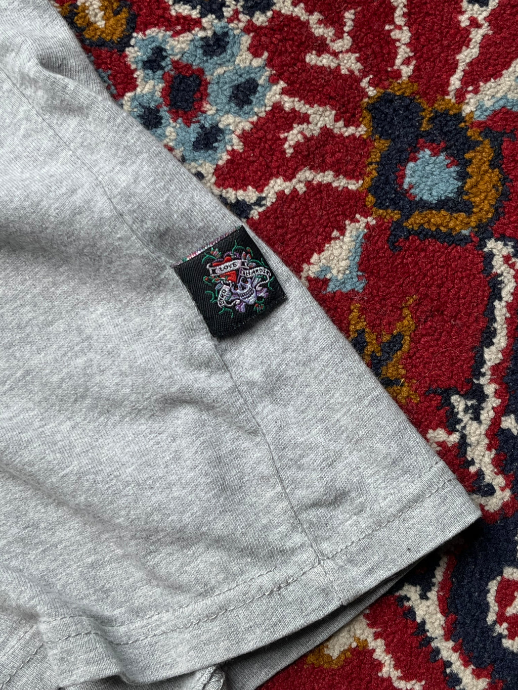 Vintage N&D Hardy Wings Graphic Grey Tee - M