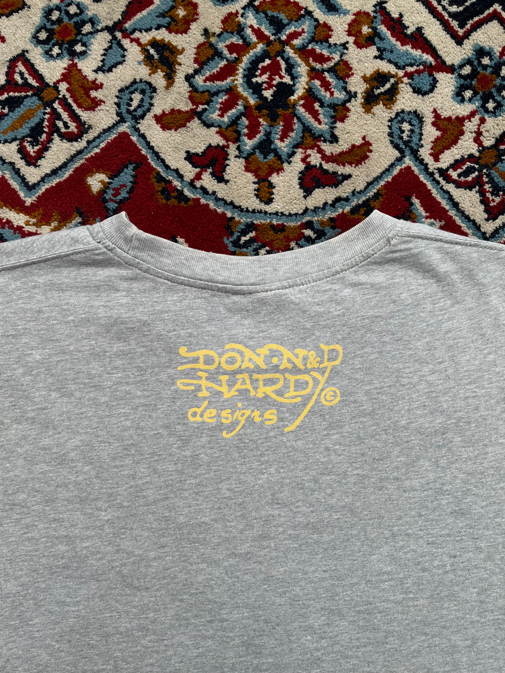 Vintage N&D Hardy Wings Graphic Grey Tee - M