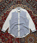 Polo Ralph Lauren Customised Mixed Pattern Gingham & Striped Button Down Shirt - L