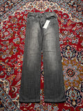 Green Coast Faded Black Flared JEANS - 30
