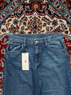 Lucky Brand High Rise Wide Fit Medium Washed JEANS - 32