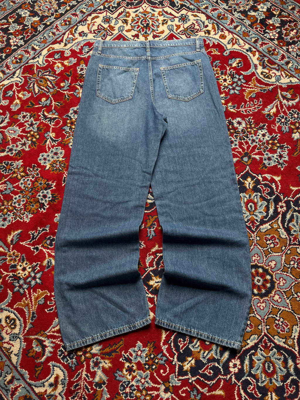 Lucky Brand High Rise Wide Fit Medium Washed JEANS - 32