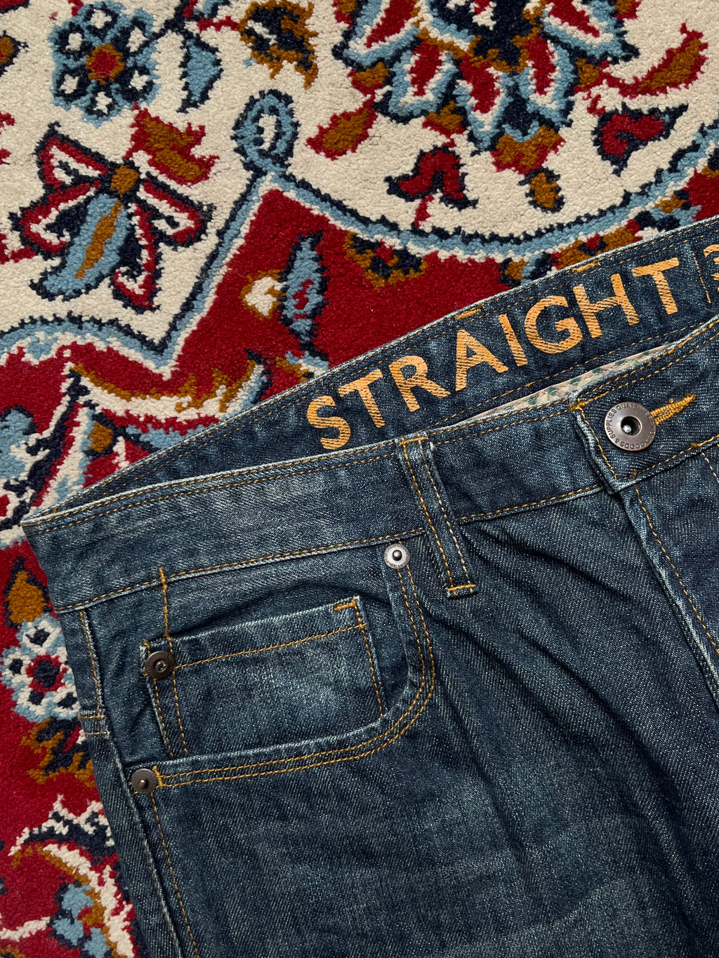 Next Straight Fit Medium Washed Denim JEANS - 34