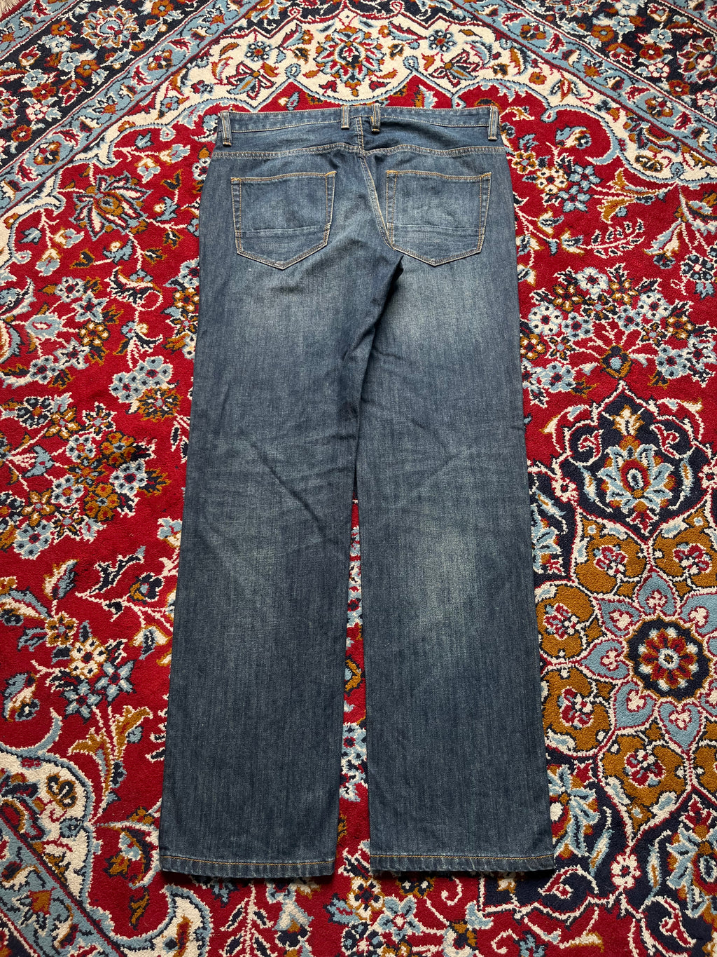 Next Straight Fit Medium Washed Denim JEANS - 34