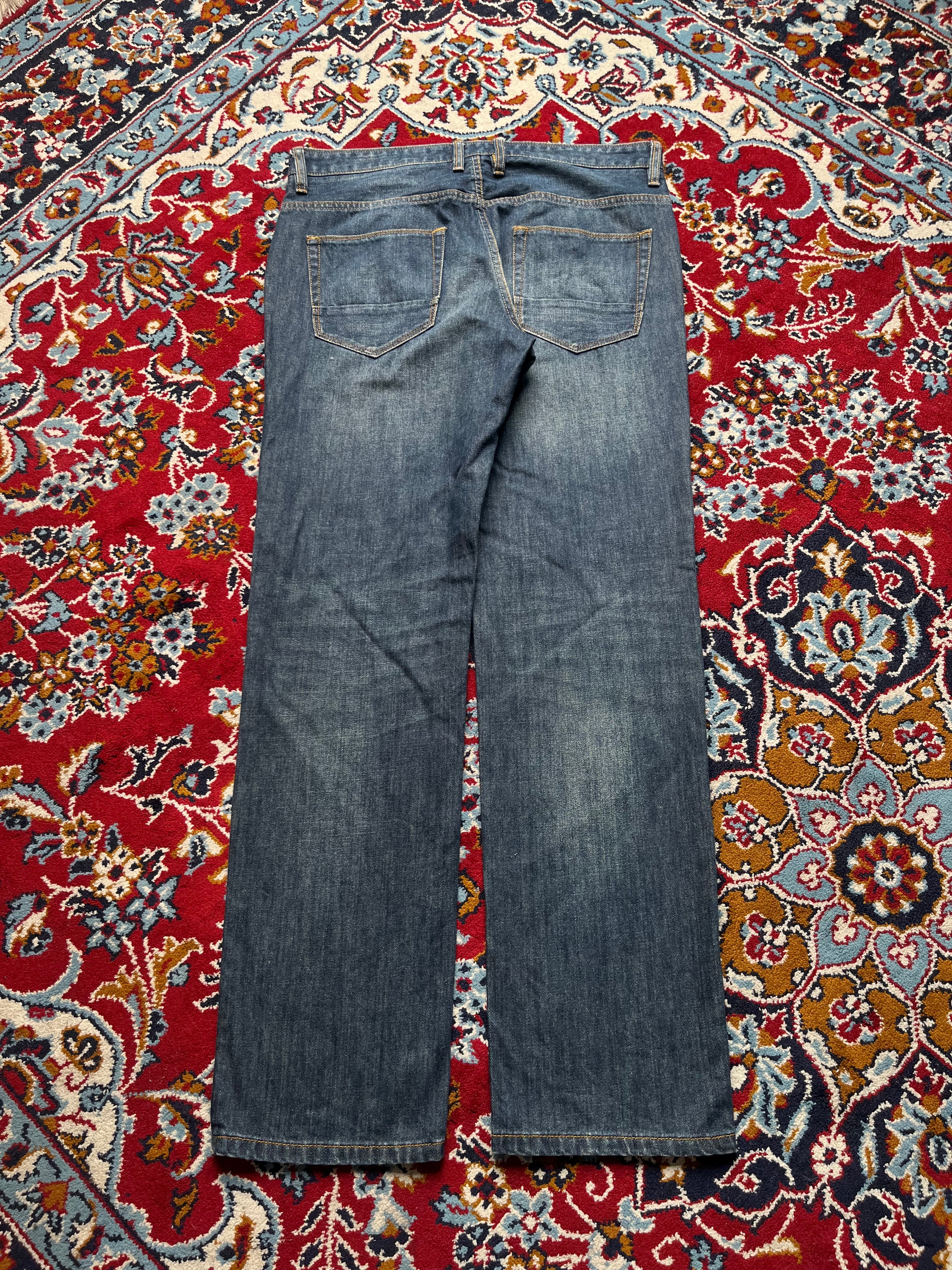 Next Straight Fit Medium Washed Denim JEANS - 34