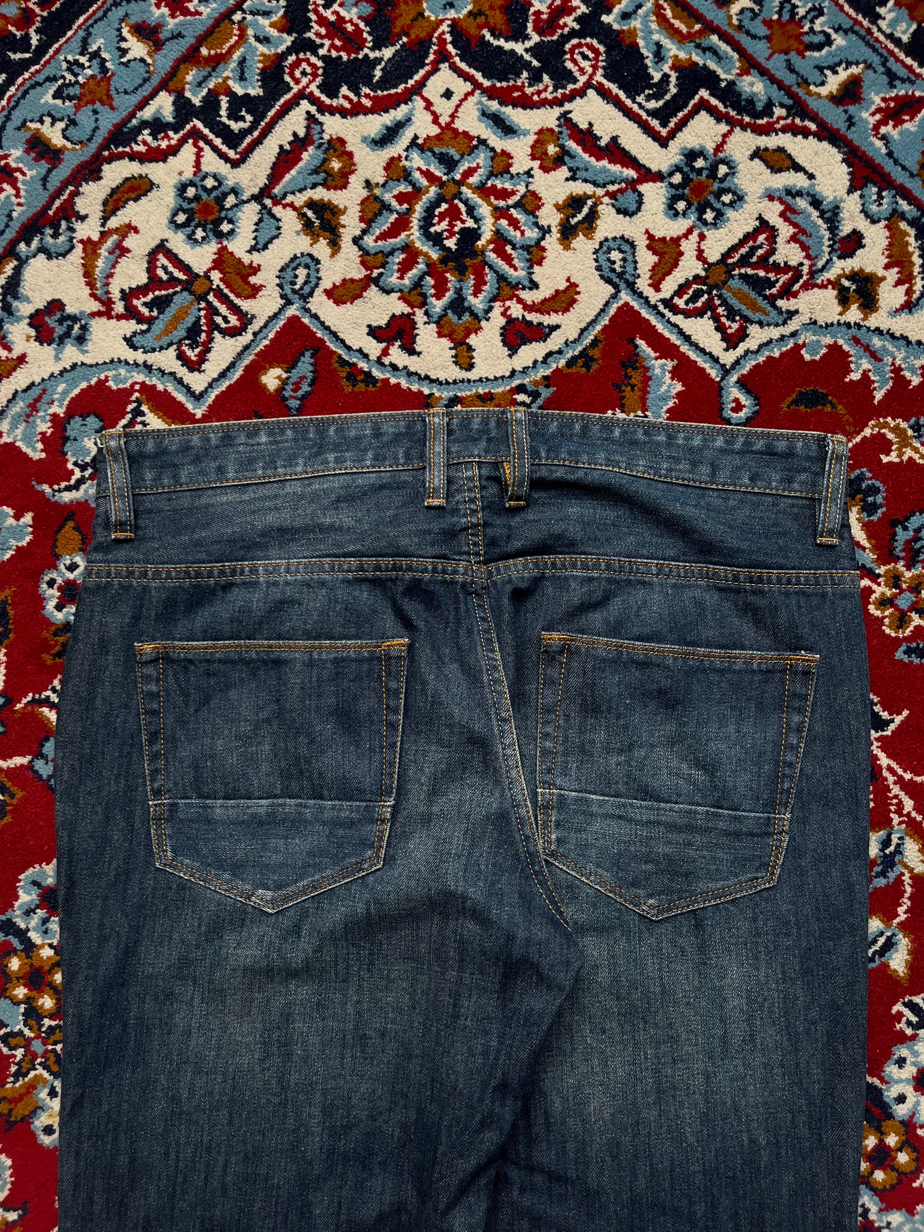 Next Straight Fit Medium Washed Denim JEANS - 34