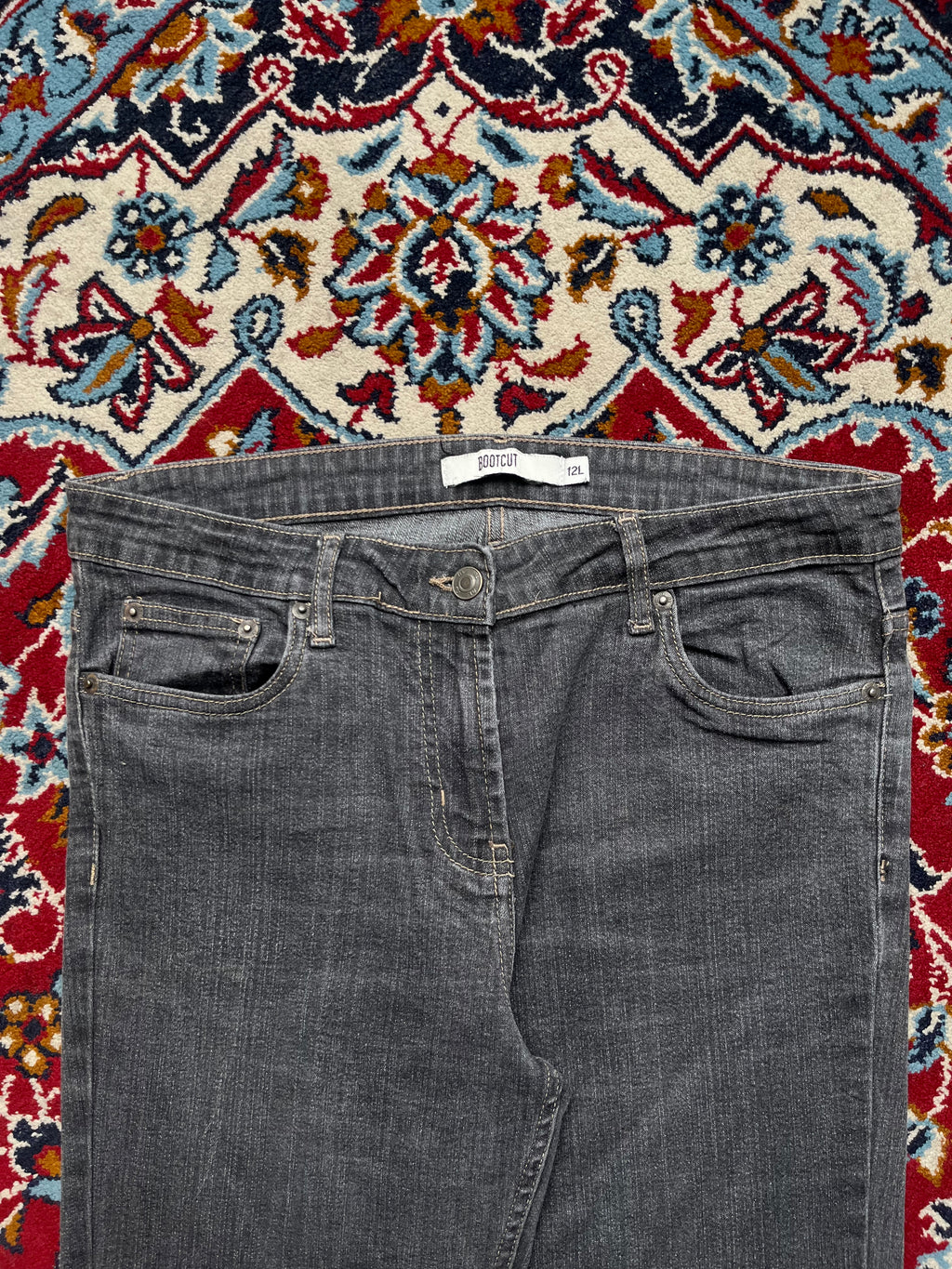 Tu Faded Black Bootcut JEANS - 30