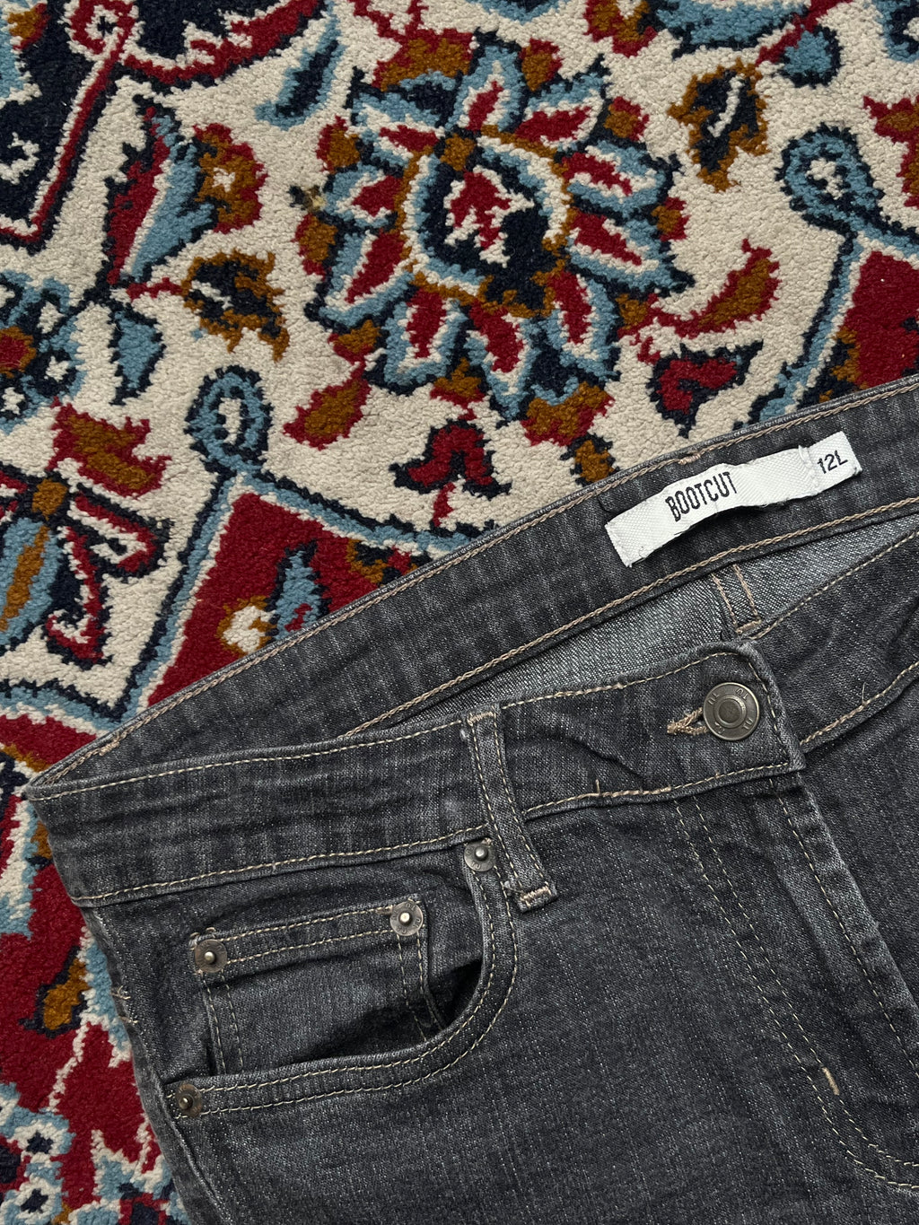 Tu Faded Black Bootcut JEANS - 30