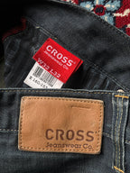 Cross Jeanswear Co. Dark Washed Straight Fit JEANS - 32