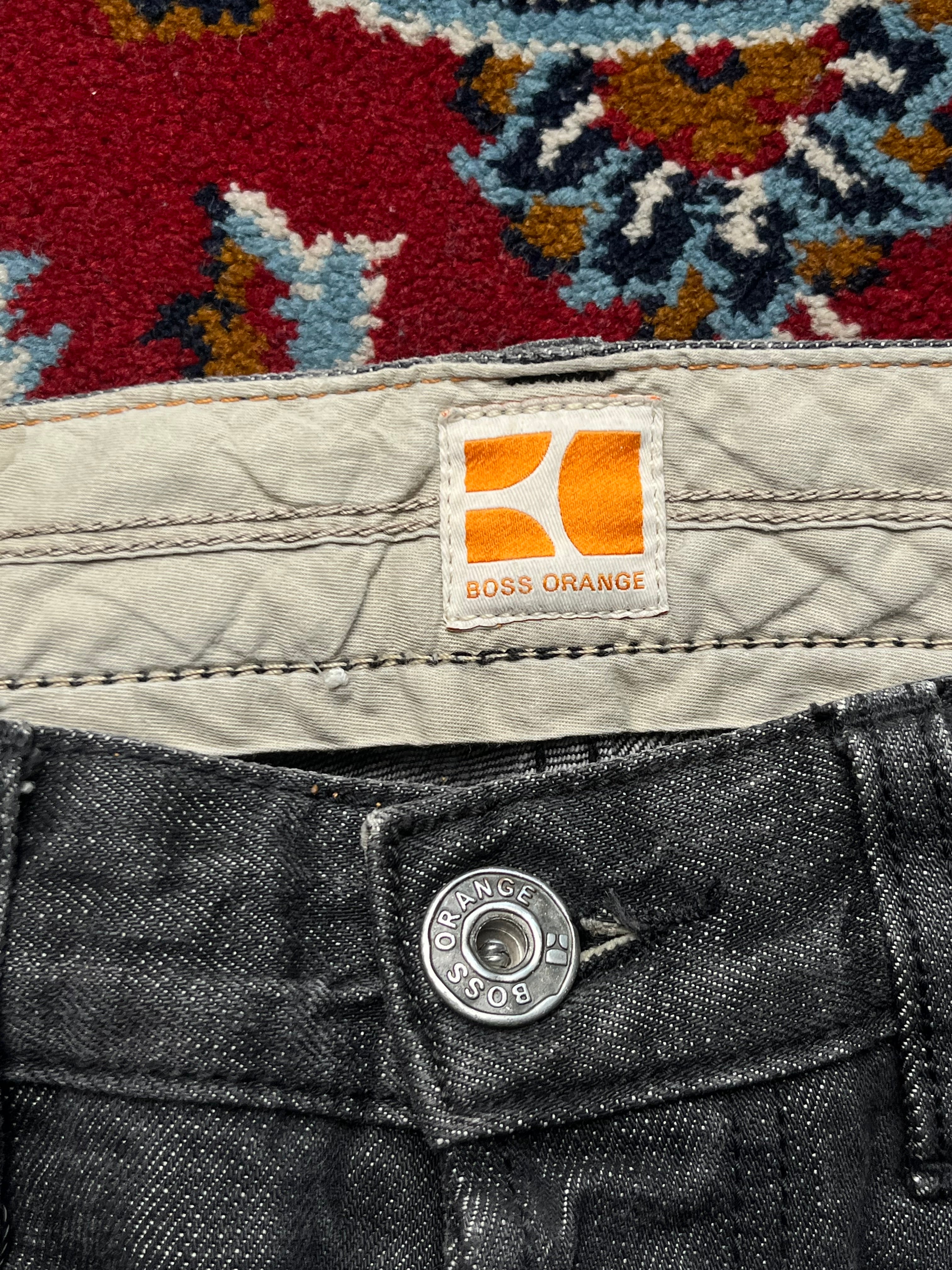 Boss Orange Faded Charcoal Straight Fit JEANS - 32