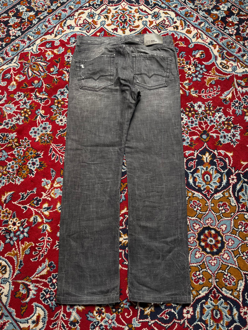 Boss Orange Faded Charcoal Straight Fit JEANS - 32