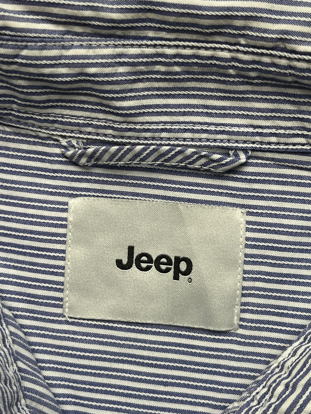 JEEP STRIPED BUTTON DOWN SHIRT - S
