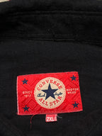CONVERSE ALL STAR BLACK Linen BUTTON DOWN SHIRT - XL
