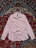 CREW CLOTHING COMPANY CLASSIC FIT FLORAL PRINT BUTTON DOWN WOMEN SHIRT - M