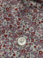 CREW CLOTHING COMPANY CLASSIC FIT FLORAL PRINT BUTTON DOWN WOMEN SHIRT - M