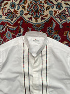 Rocola Vintage Formal Tuxedo Button Down Shirt - L
