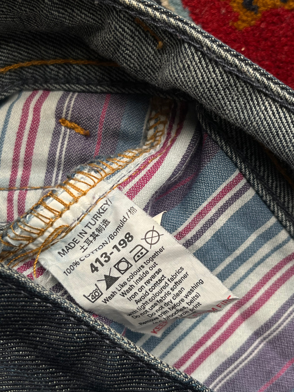 NEXT Vintage Dark Washed Bootcut Jeans - 34