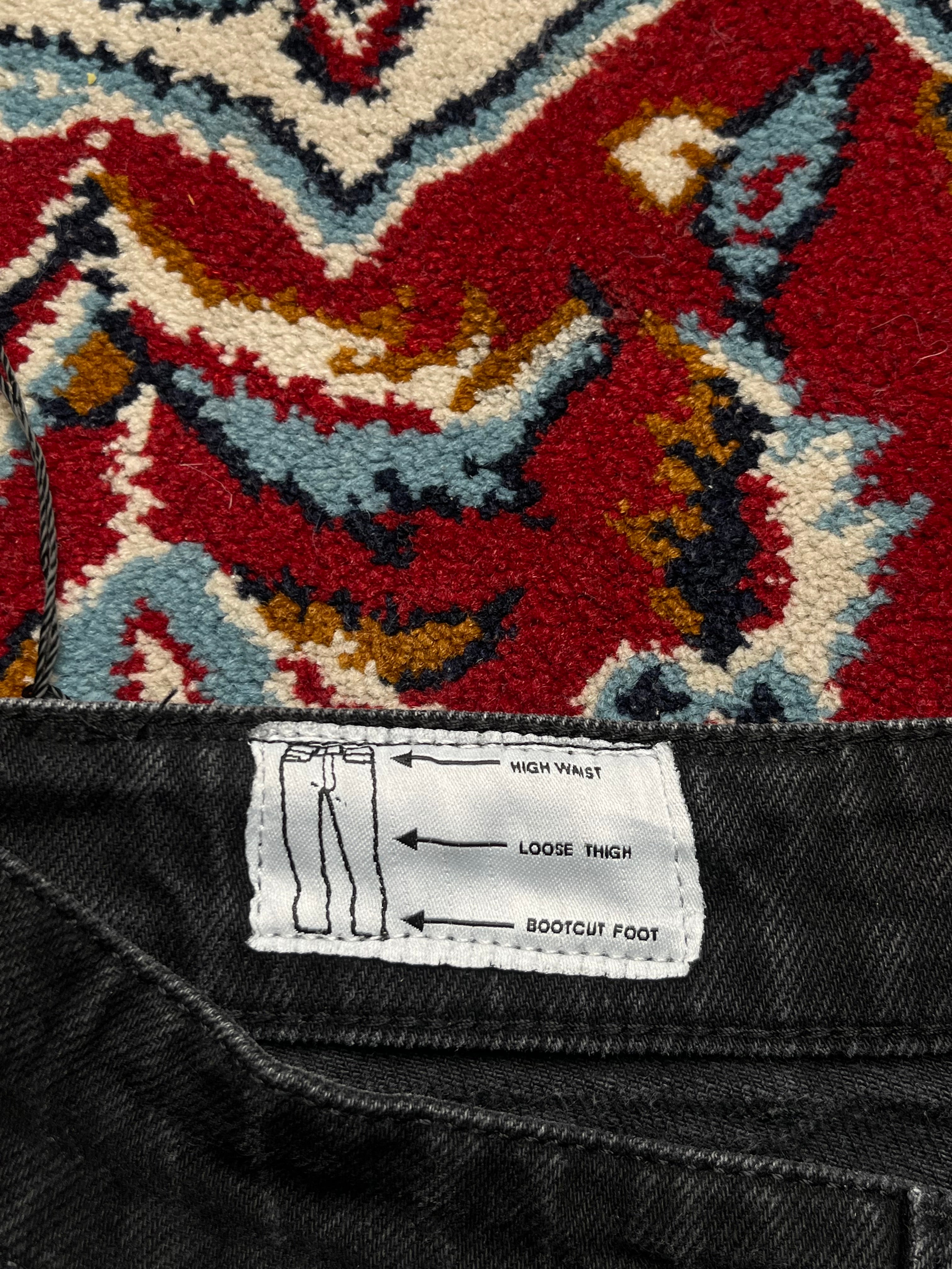 JUST JUNKIES Sonny Black Bootcut Jeans - 34