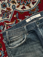 GAP Boot Cut Medium Washed Faded JEANS - 34