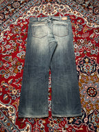 GAP Boot Cut Medium Washed Faded JEANS - 34