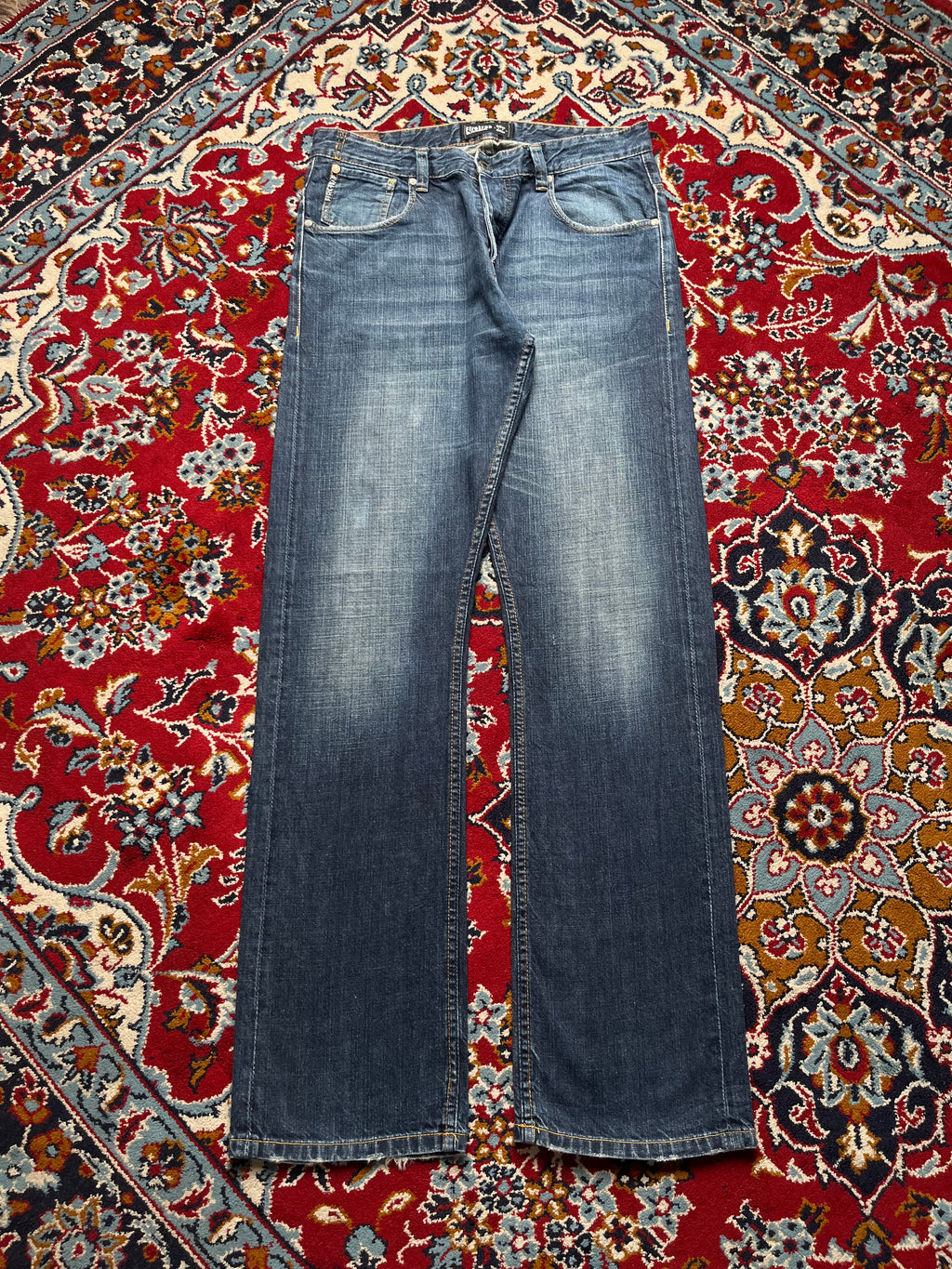 Firetrap Blackseal Vintage Dark Washed Bootcut JEANS - 32