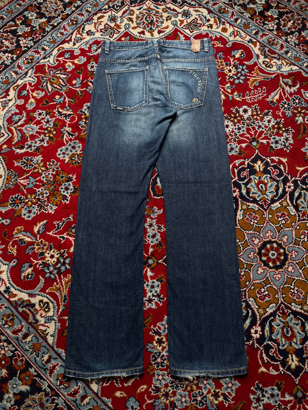 Firetrap Blackseal Vintage Dark Washed Bootcut JEANS - 32