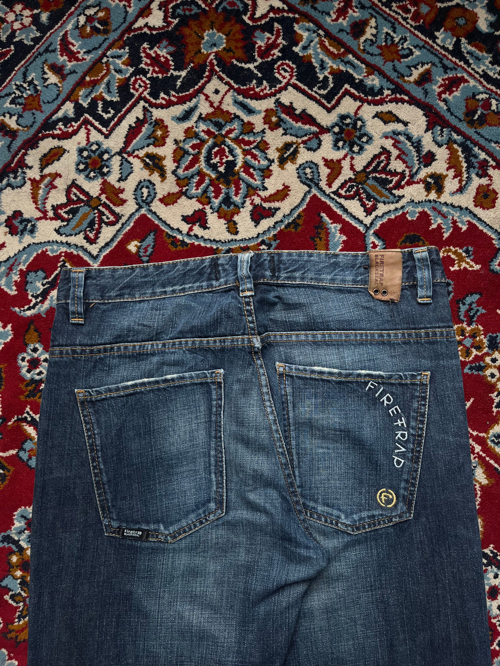 Firetrap Blackseal Vintage Dark Washed Bootcut JEANS - 32