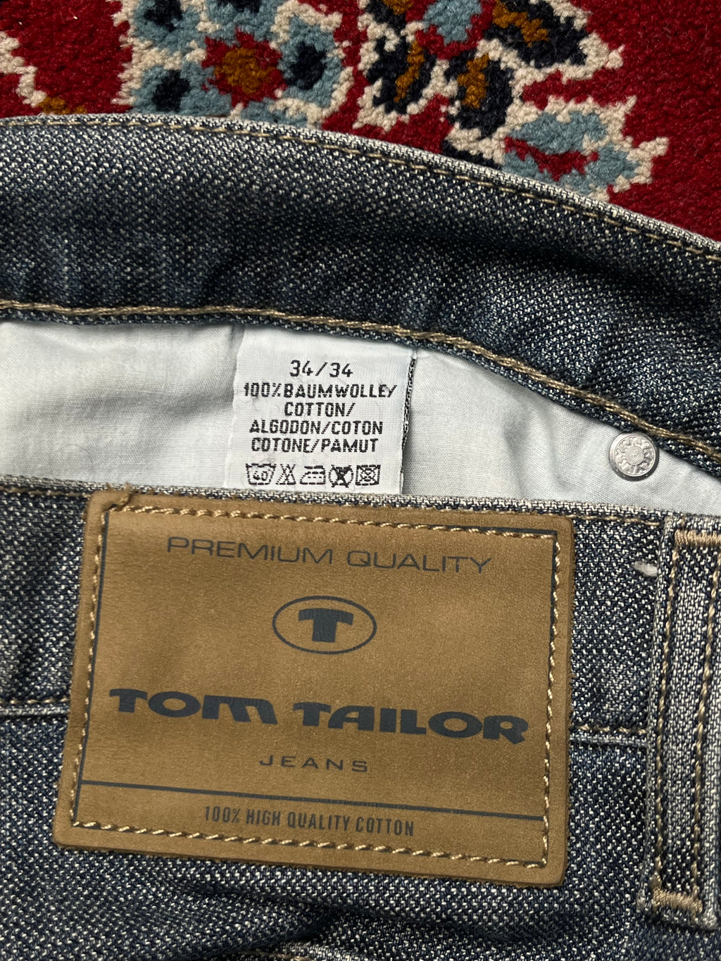Tom Tailor Vintage Straight Fit Faded JEANS - 34