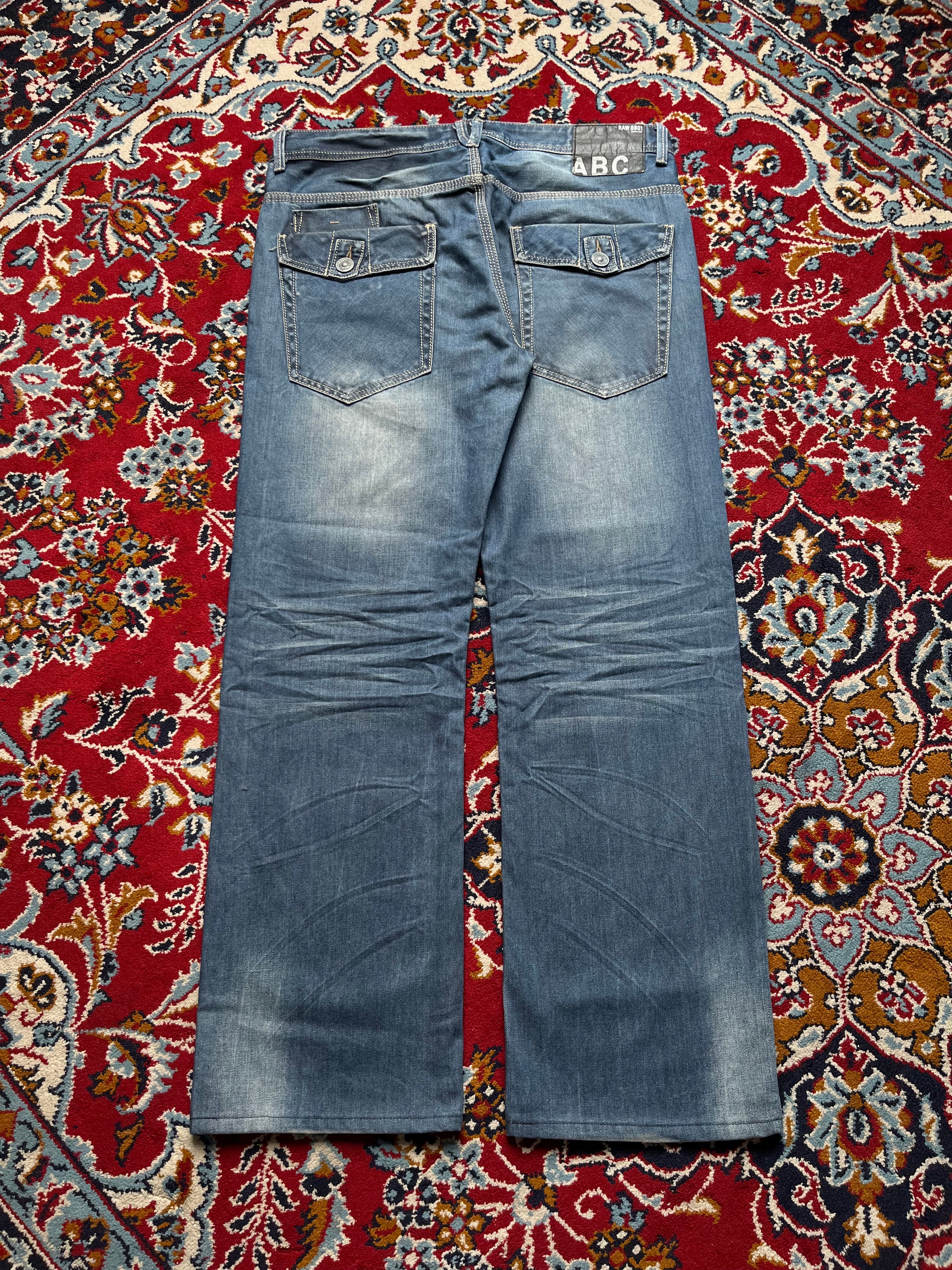 ABC Jeans RAW BB01 Medium Washed Relaxed Bootcut JEANS - 34