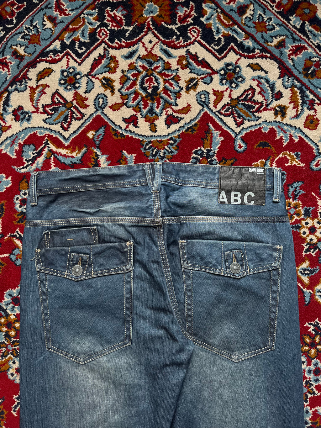 ABC Jeans RAW BB01 Medium Washed Relaxed Bootcut JEANS - 34