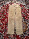 GANT Tyler Fine Corduroy Tan Regular Straight Fit PANTS - 34