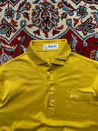 Vintage Lakeland Mustard Yellow Golf Polo TEE - M