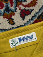 Vintage Lakeland Mustard Yellow Golf Polo TEE - M
