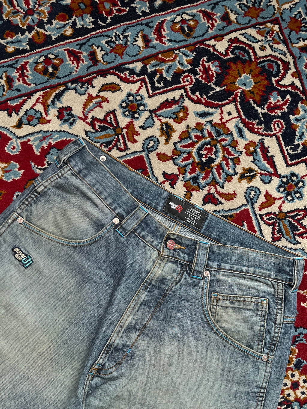 Player One 01 Denim Unit Embroidered Shorts - 32