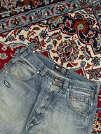 Player One 01 Denim Unit Embroidered Shorts - 32