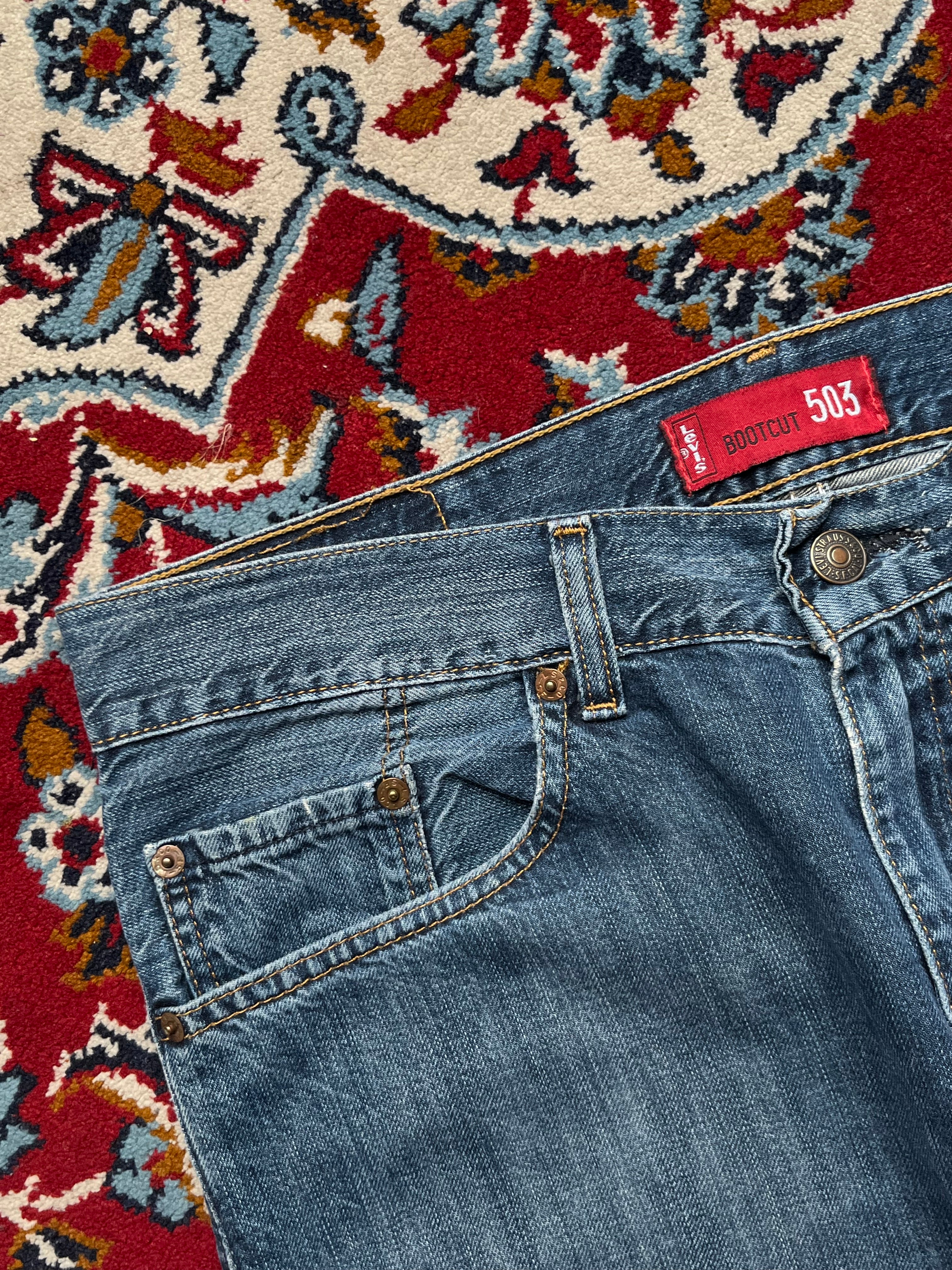 Levi's 503 Vintage Bootcut Medium Washed Jeans - 32