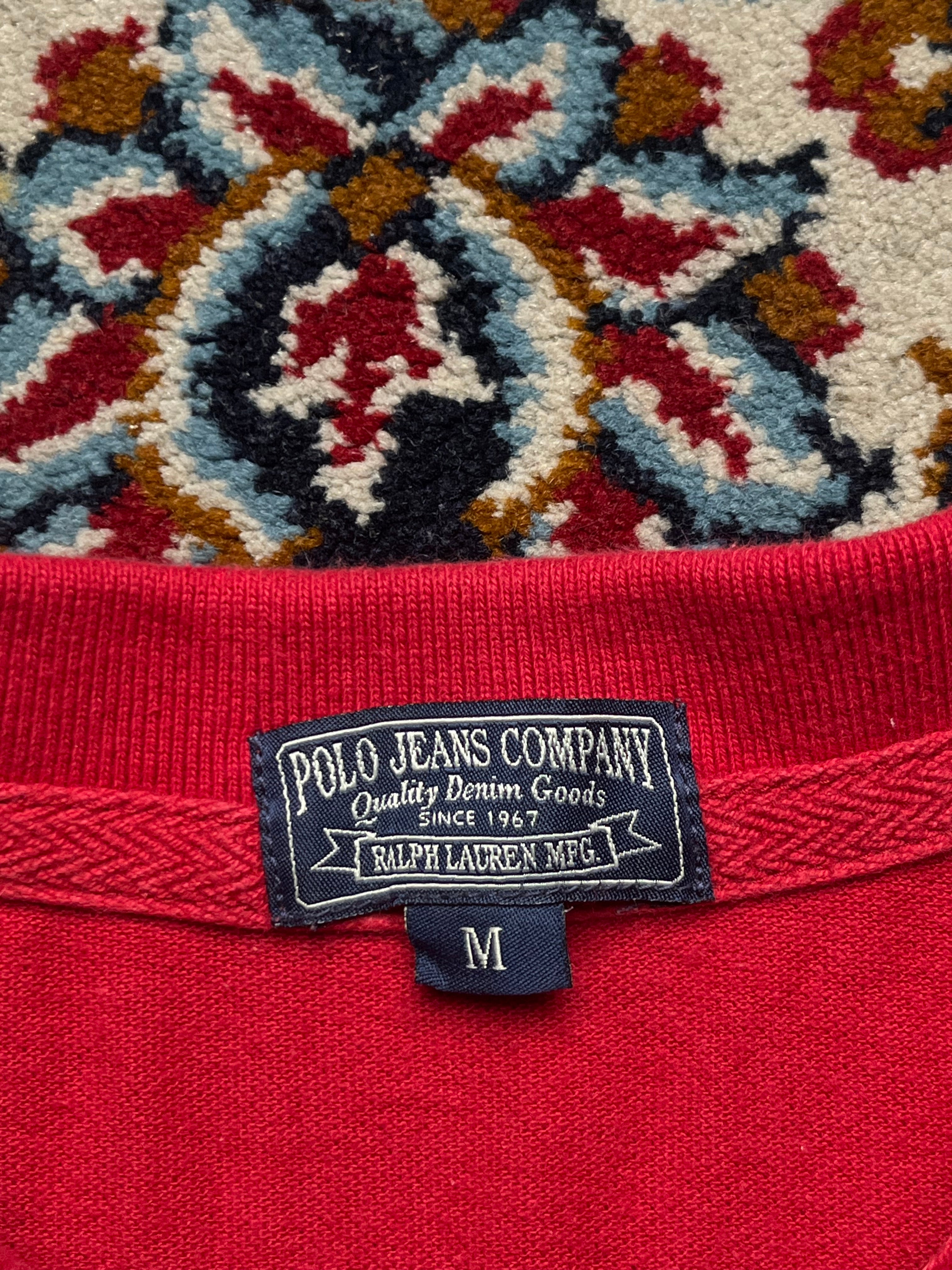 Vintage Polo Ralph Lauren Military Patchwork Polo Tee - M